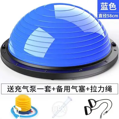 Blue Bosu ball