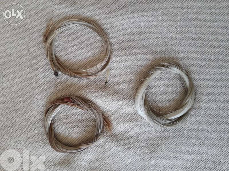 Original HORSE HAIR for Violin Bow 0