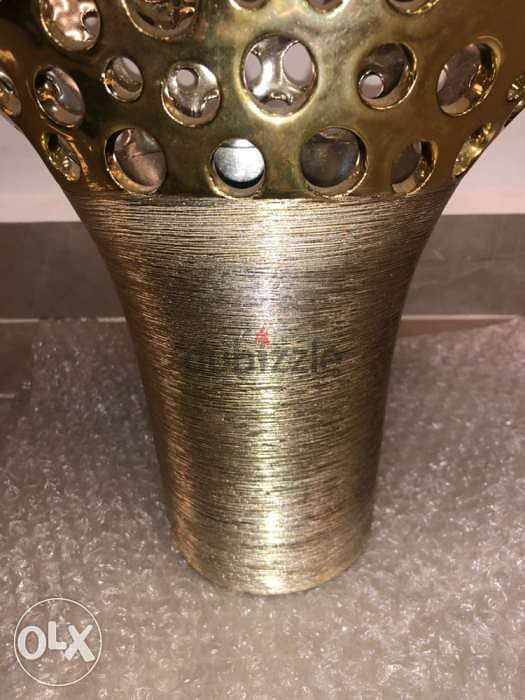 home appliances, decoration vase, gold color 2