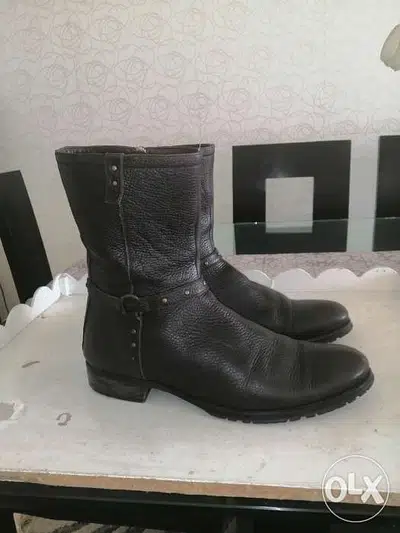 genuine leather boot