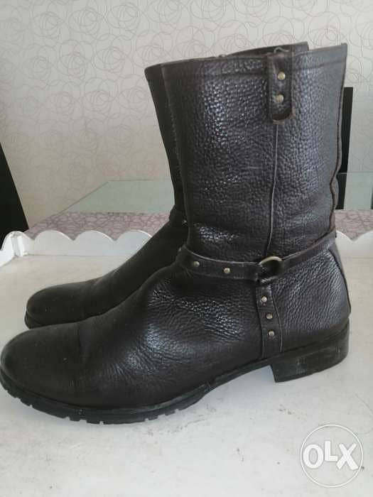 genuine leather boot 2
