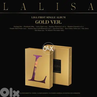 LALISA Album Gold Ver.