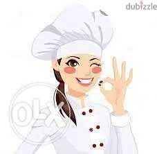 ( only whatsapp message)  طباخة لعائلة