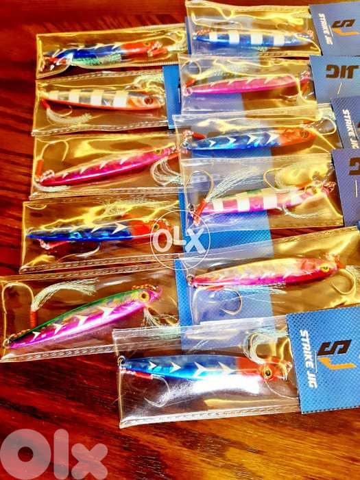 11 glow jig 60 gram take all 4 sale or trade on reel or rod 2