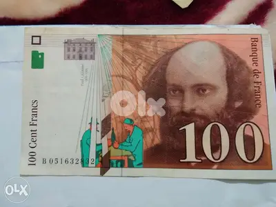 France Hundred Cent Francs Memorial Banknotes