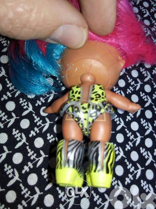 LOL MGA RARE DOLL SET has colored hair &face style+Sofa +Dvd +chips=16 5
