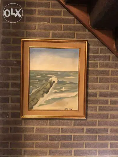 oil on canvas painting peinture tableau