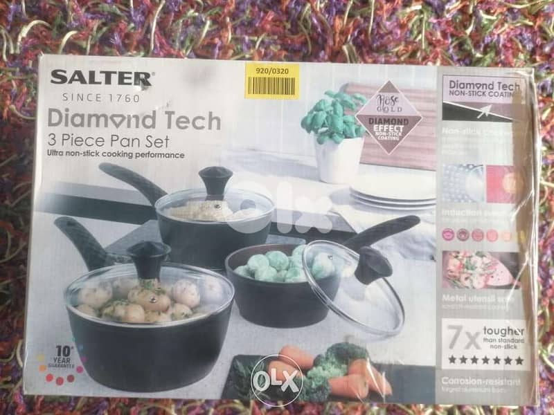 Original Salter Pan set new made in UK. 0