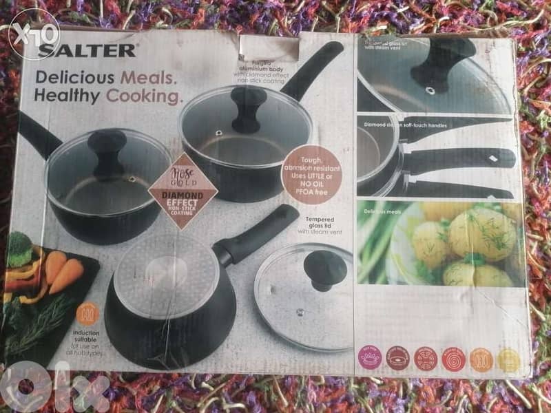 Original Salter Pan set new made in UK. 1