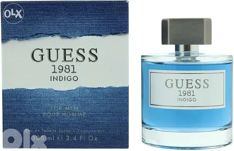 Guess Perfume 1981 Indigo by Guess Eau de Toilette Spray for Men, 100