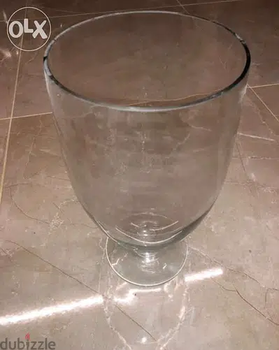 Home decoration, crystal, vase for flowers. .