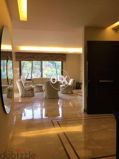 220 SQM Apartment in Mansourieh with Mountain and Partial Sea View