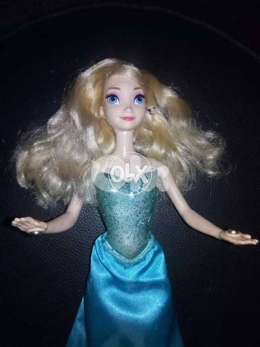 Queen ELSA MUSICAL LIGHT MAGIC Mechanism FROZEN melody Disney doll=20$ 3