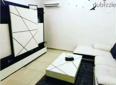 Living room L shape corner TV
