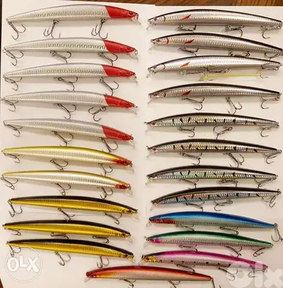 تبديل عمكنات او قصاب شختورة او ع  طيور ع قصبة اFishing lure 24grm 18cm