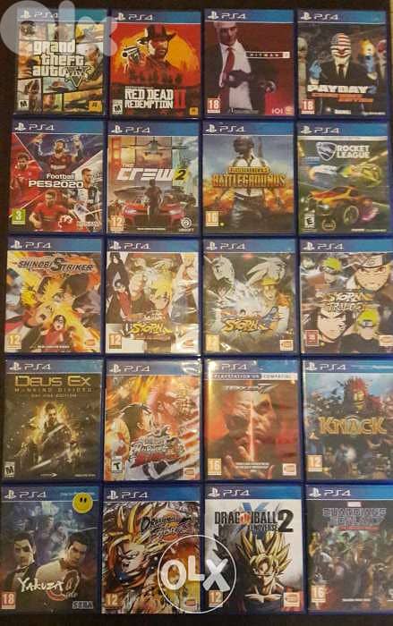 Giant collection of games used PS4 in lebanon 0