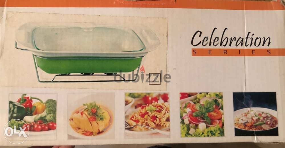 kitchenware with burner, casserole rectangulare, 2000ml 7
