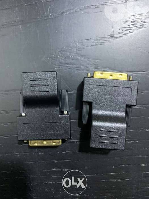 DVI to Cat 6 extended plug 0