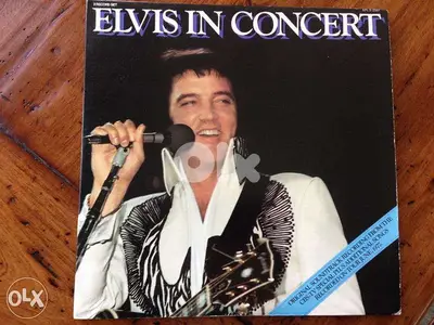 elvis presley in concert double vinyl lp