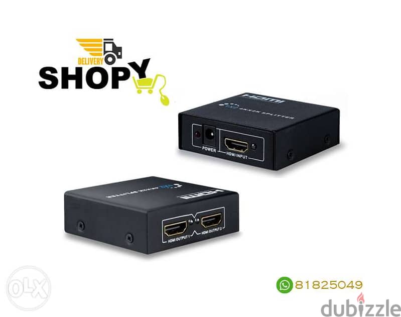 HDMI Splitter 1X2 Dual Monitor 0