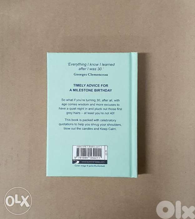 Keep Calm You're Only 30 Pocket Book. 1