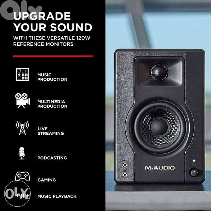 M-Audio BX4 4.5-inch Powered Studio Monitor , New design 2021 maudio 3