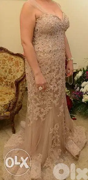 Maxi Haute Couture evening wedding dress