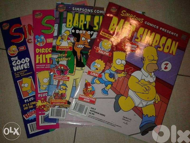 four simpsons magazines 0