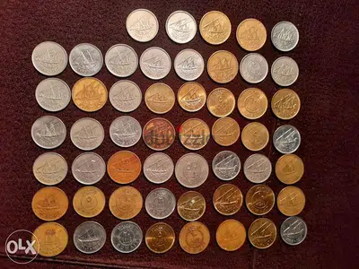 مجموعة عملات كويتية أنتيك