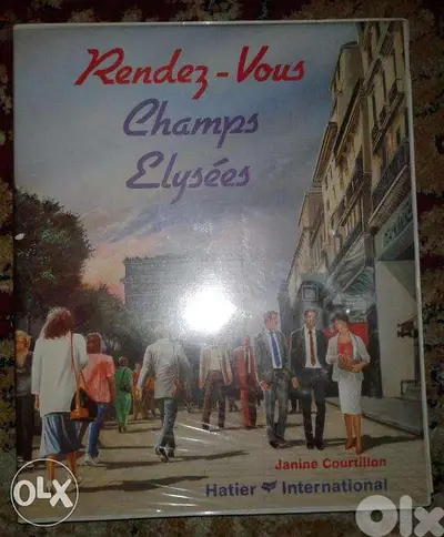 vintage french learning 3 tapes & book rendez vous aux champs elises
