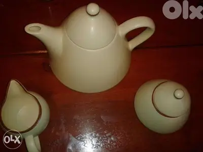 porcelaine tea set 3pcs
