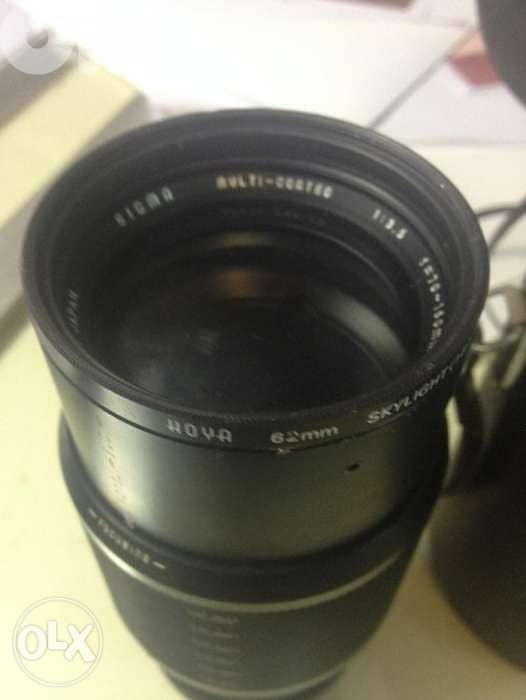 sigma lens multi coated 1:3.5 f = 70-150mm 1