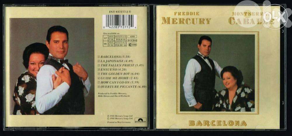 Freddie Mercury &Montserrat Caballe-Barcelona rare 8 track original cd 0
