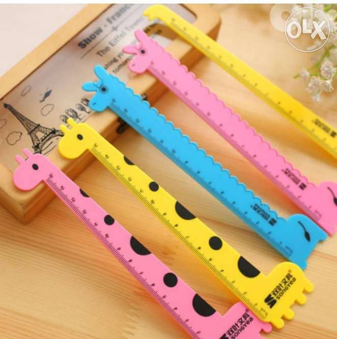 Unique giraffe elephant shape ruler 2$ 1
