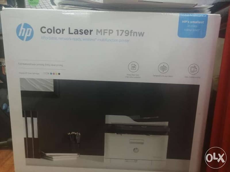 Hp laser mfp 179fnw laser printer 0