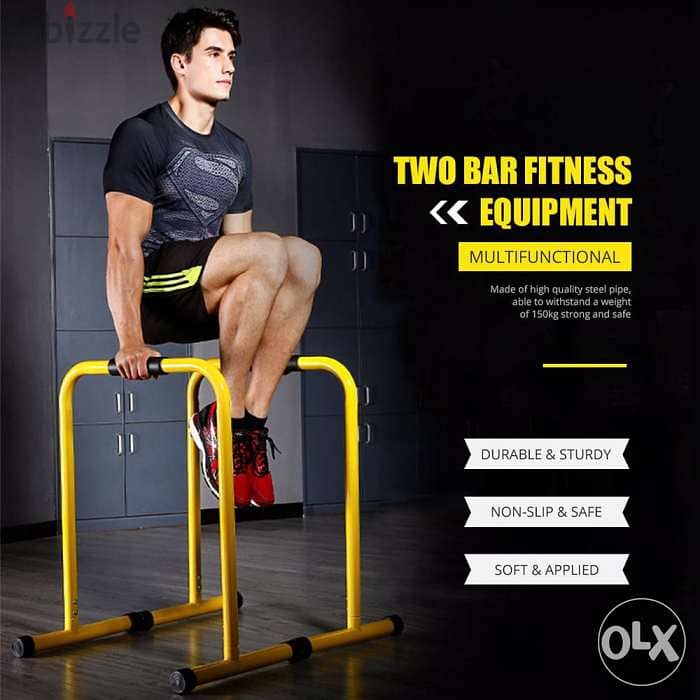 Crossfit dip bar parallel bar adjustable 0