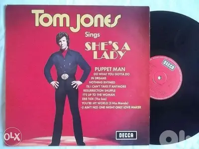 tom jones shes 'a lady vinyl