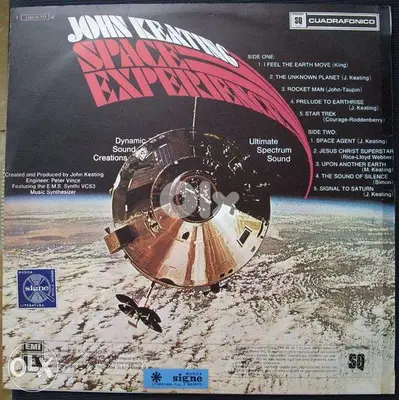 john keating space experience vinyl lp