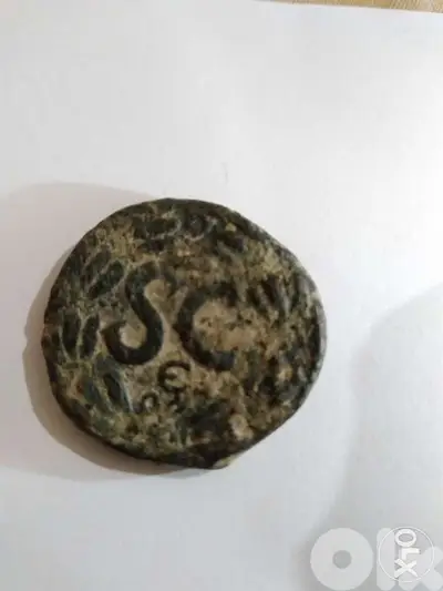Ancient Roman Bronze SC Coin For Emperor Trajan year 198 AD