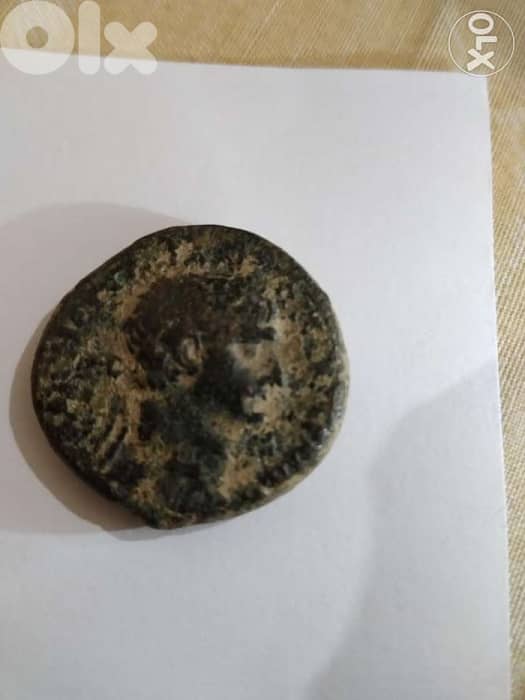 Ancient Roman Bronze SC Coin For Emperor Trajan year 198 AD 1