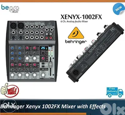 Behringer Xenyx 1002FX Mixer with Effects