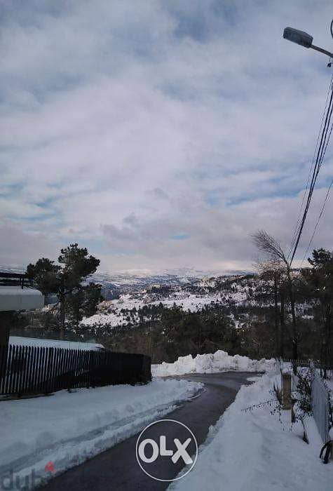 800 SQM Land in Bikfaya, Metn Overlooking the Mountains 3
