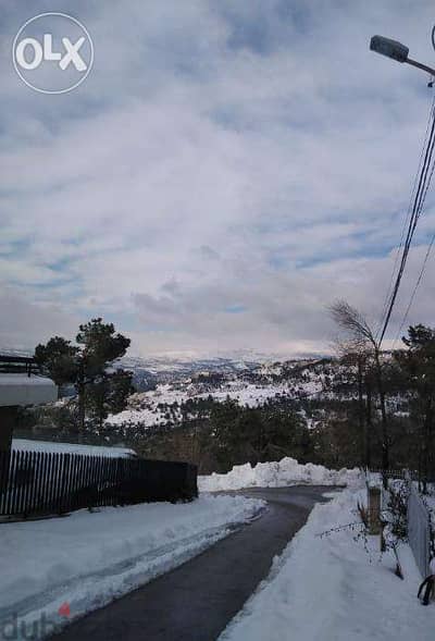 800 SQM Land in Bikfaya, Metn Overlooking the Mountains