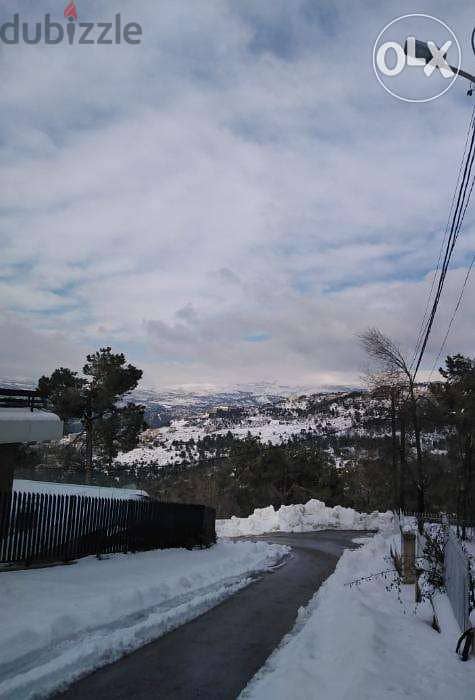 800 SQM Land in Bikfaya, Metn Overlooking the Mountains 6