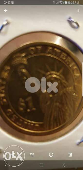 USA president Washington Jefferson Taylor. . . etcOne Dollar Coin 2