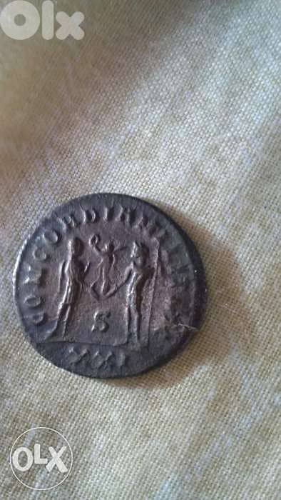 Ancient Roman Bronze Coin for Emperor Diocletian year 284 AD 1