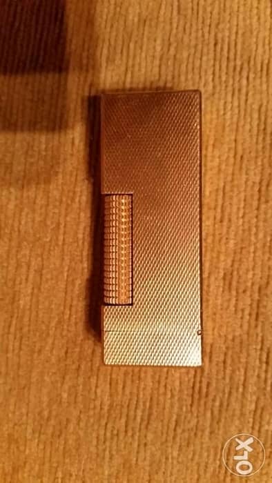 Old dunhill lighter gold plate %100 1