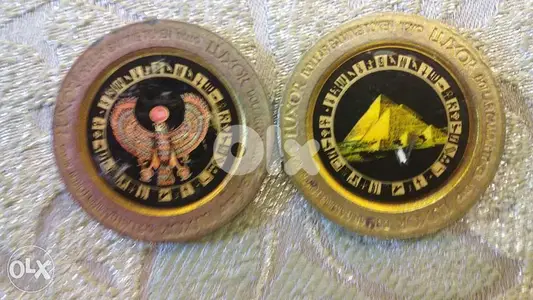 Two USA Las Vegas Luxor Commemorative Tokens Very Special
