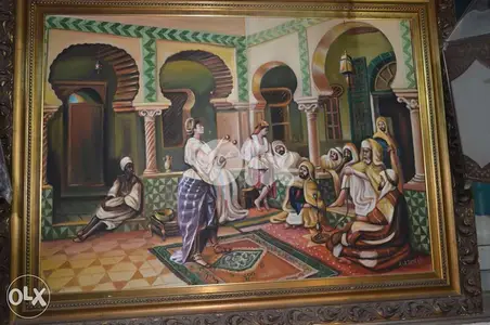 oil paint tableaux