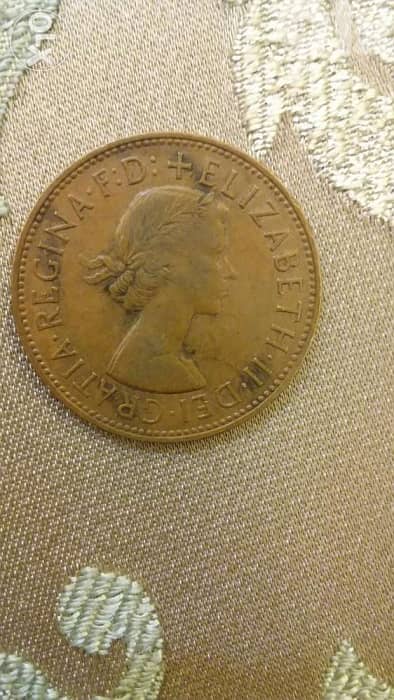 UK Queen Elizabeth II One Penny from year 1962 till 71967 Very special 0